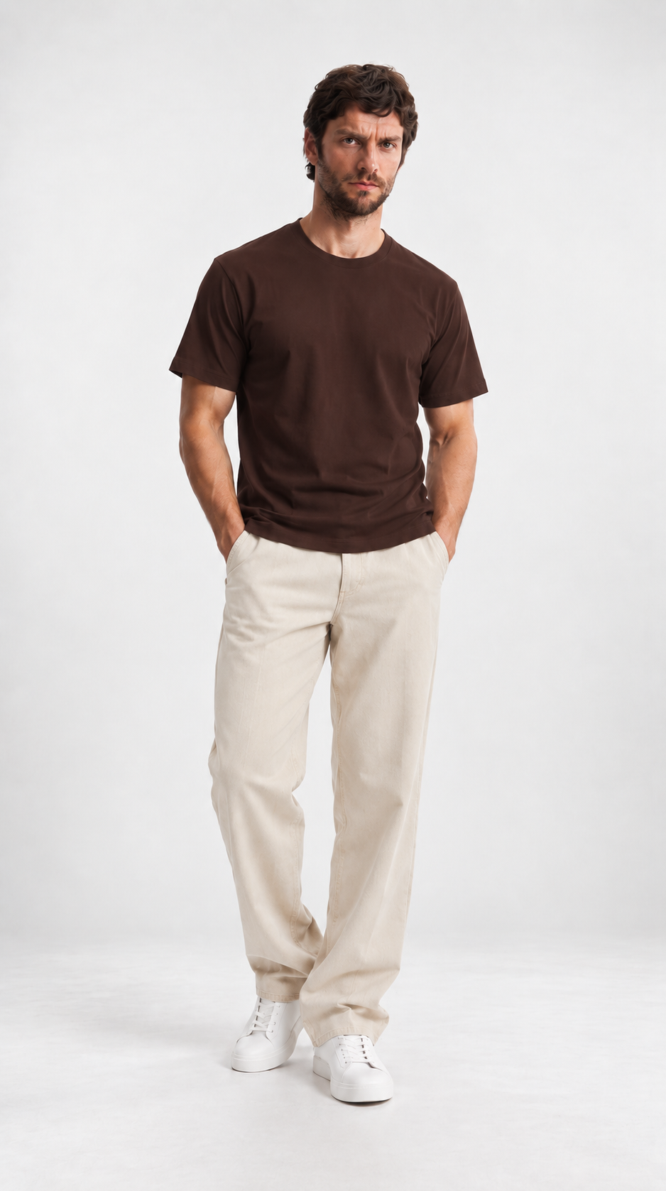 THE EVERYDAY TEE Coffee Brown